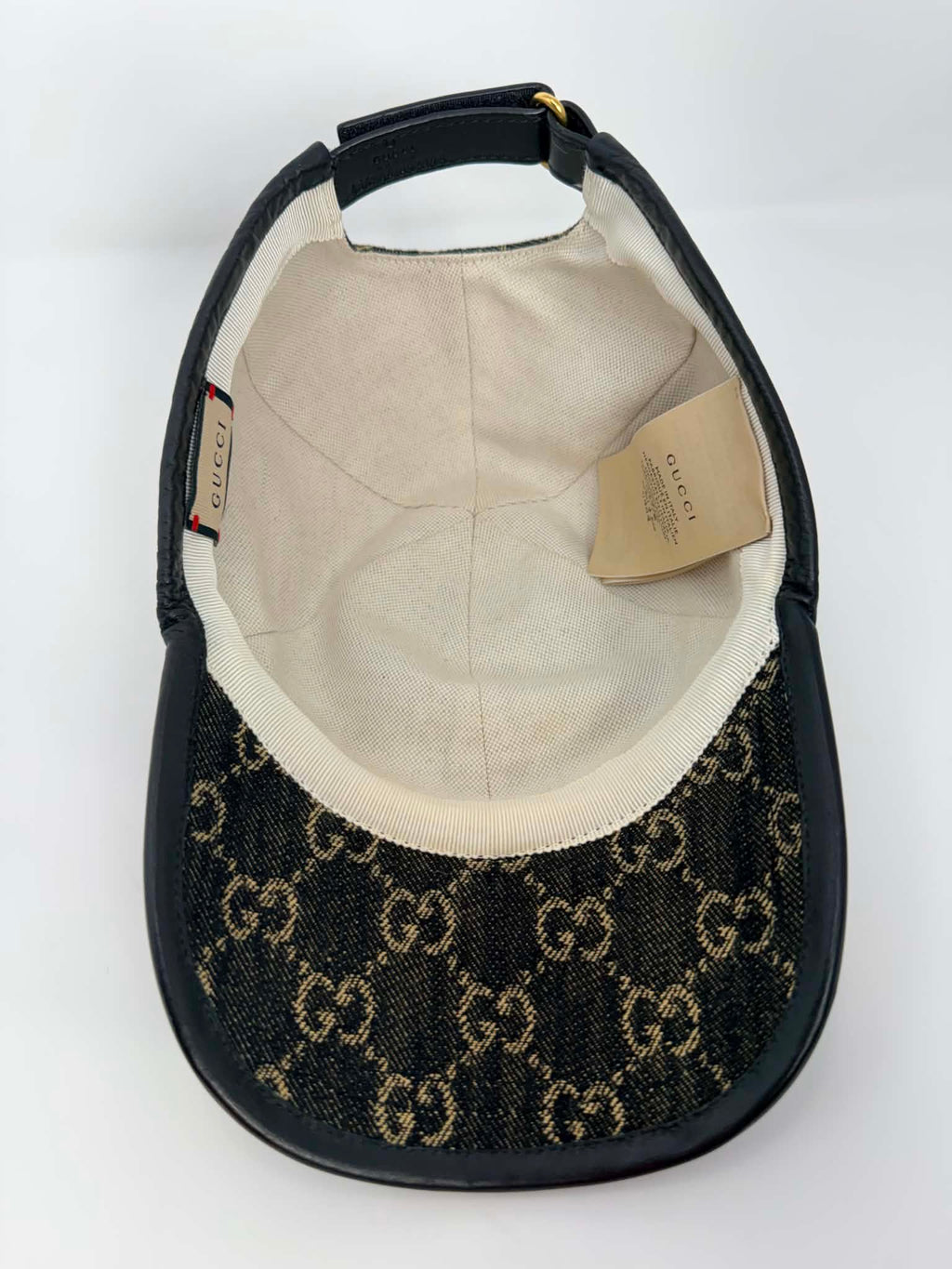 Gucci Denim Baseball Cap/Hat M 58cm J0137