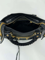 Balenciaga Mini City Bag Black with Mirror
