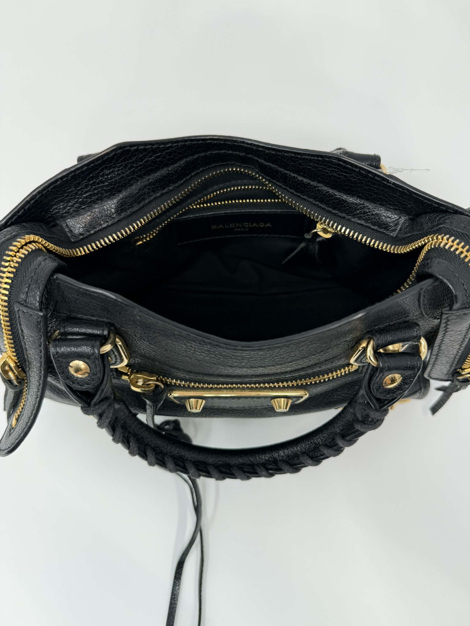 Balenciaga Mini City Bag Black with Mirror