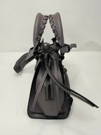 Balenciaga Smooth Calfskin Neo Classic Silver Hardware Mini City Grey