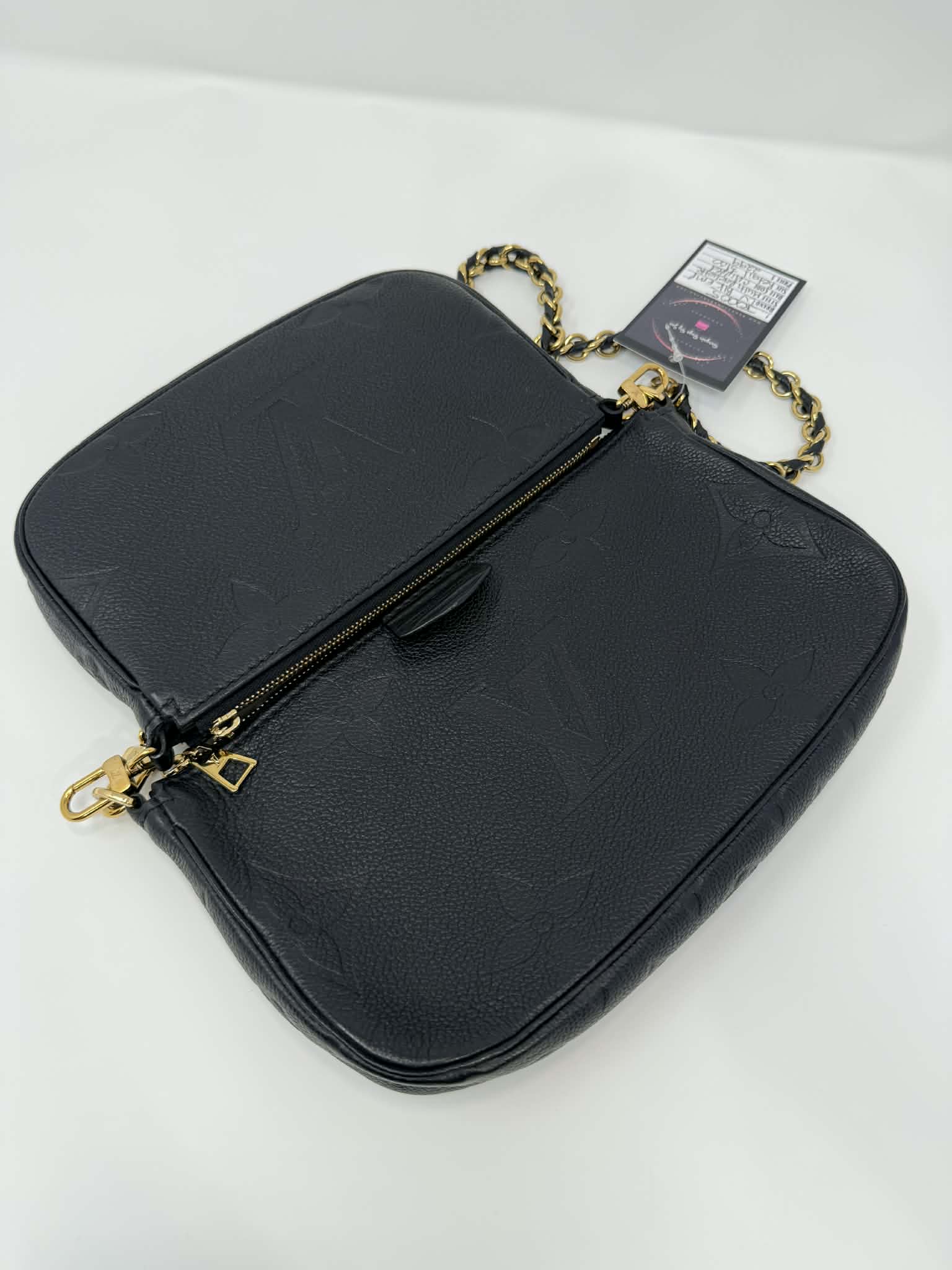 Louis Vuitton Black Empreinte Multi Pochette Accessories