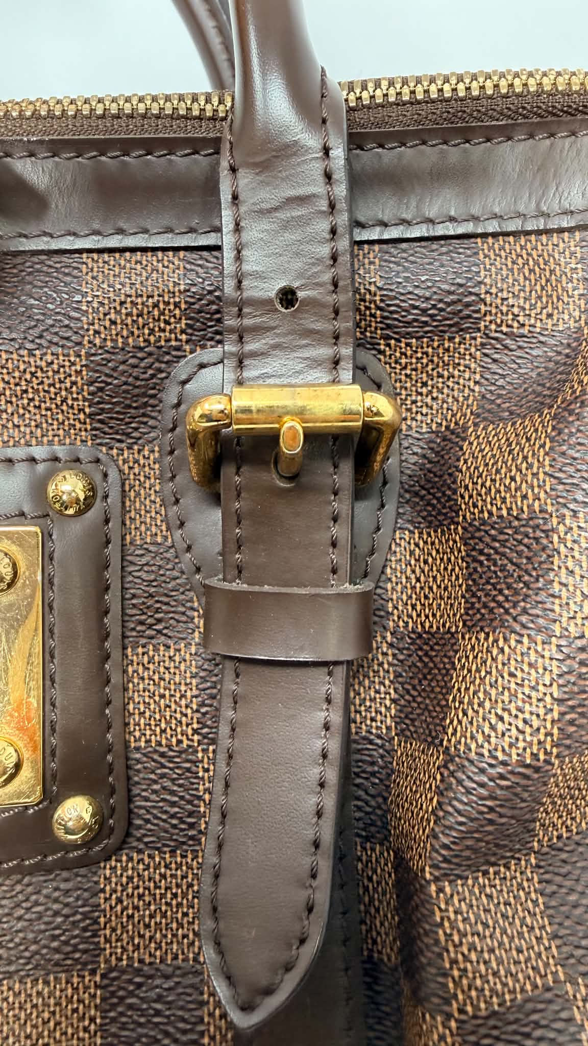 Louis Vuitton Berkeley Damiet Ebene Handbag