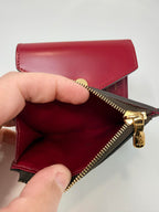 Louis Vuitton Monogram & Burgandy Zoe Wallet