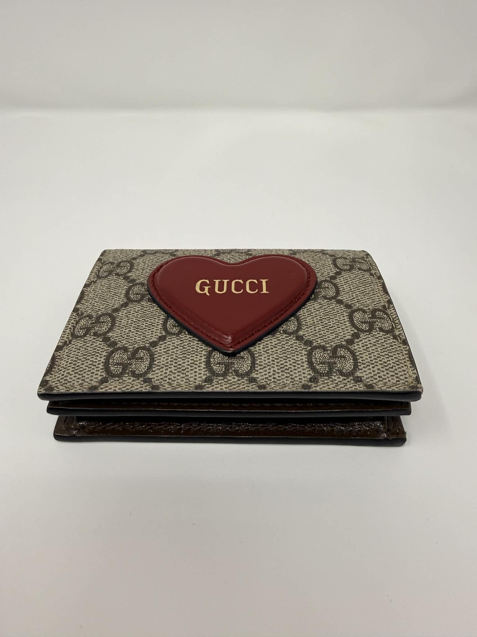 Gucci Heart Card Holder Mini Wallet