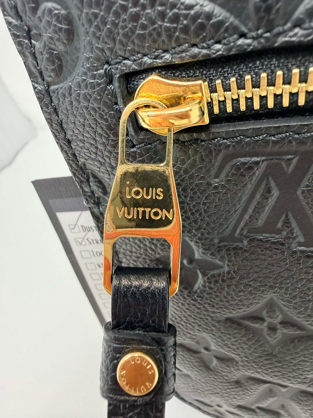 Louis Vuitton Metis Pochette Black Empriente Leather
