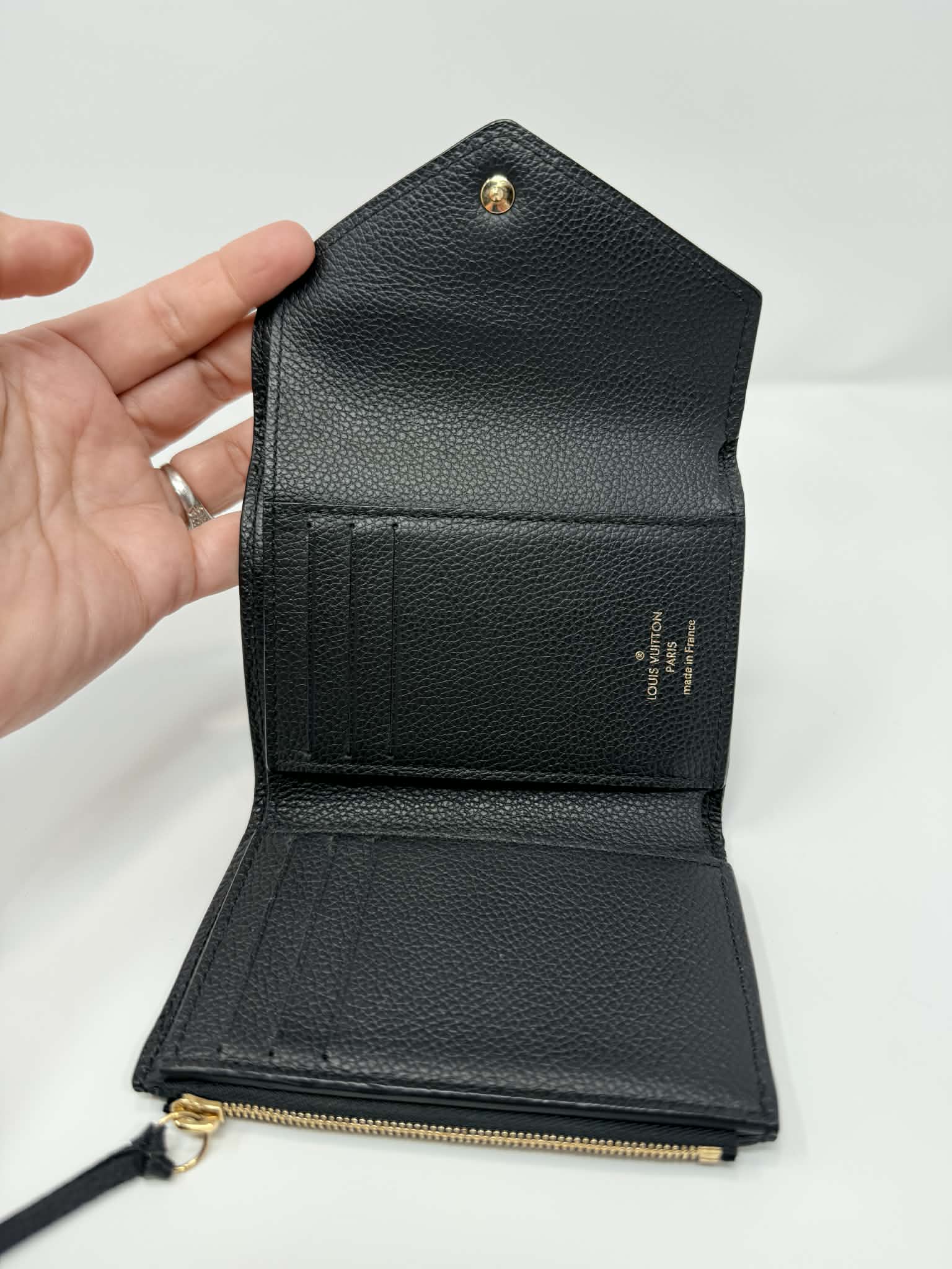 Louis Vuitton Empreinte Victorine Black Wallet