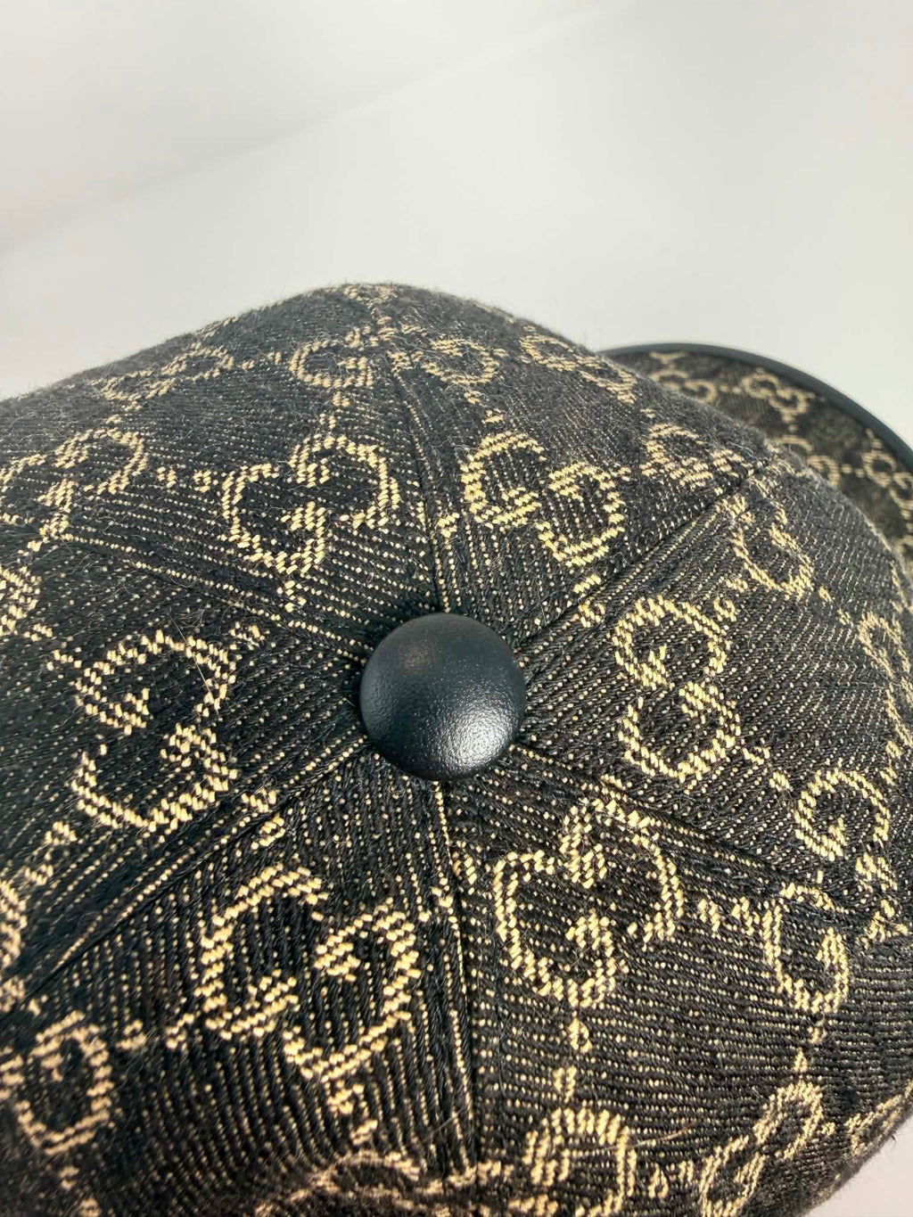 Gucci Denim Baseball Cap/Hat M 58cm J0137