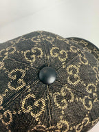 Gucci Denim Baseball Cap/Hat M 58cm J0137