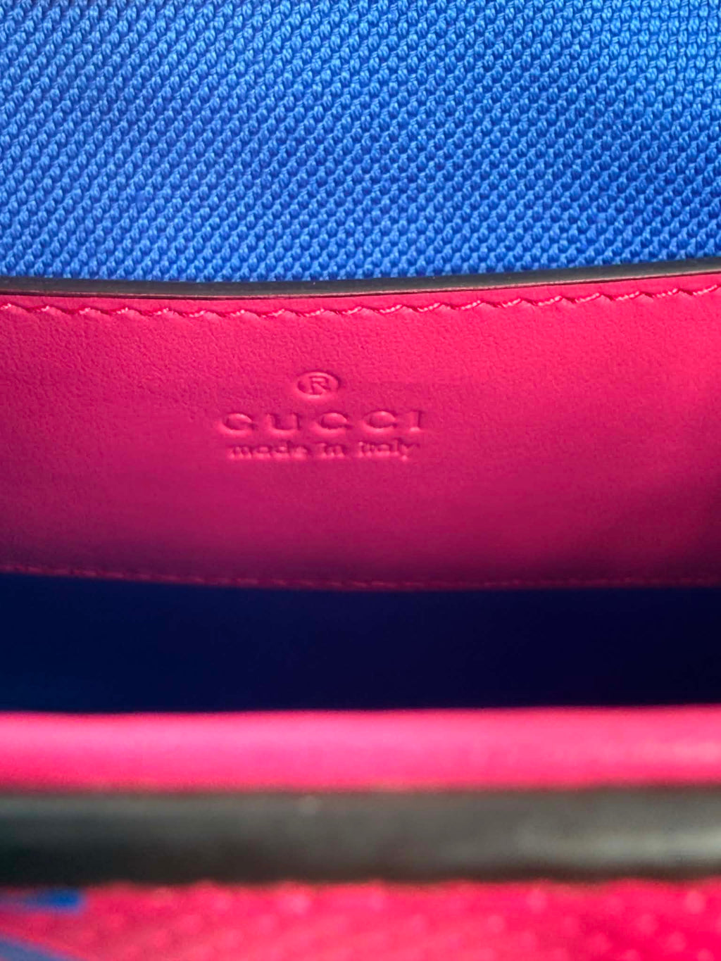 Gucci CC Tennis Pink/Blue Leather