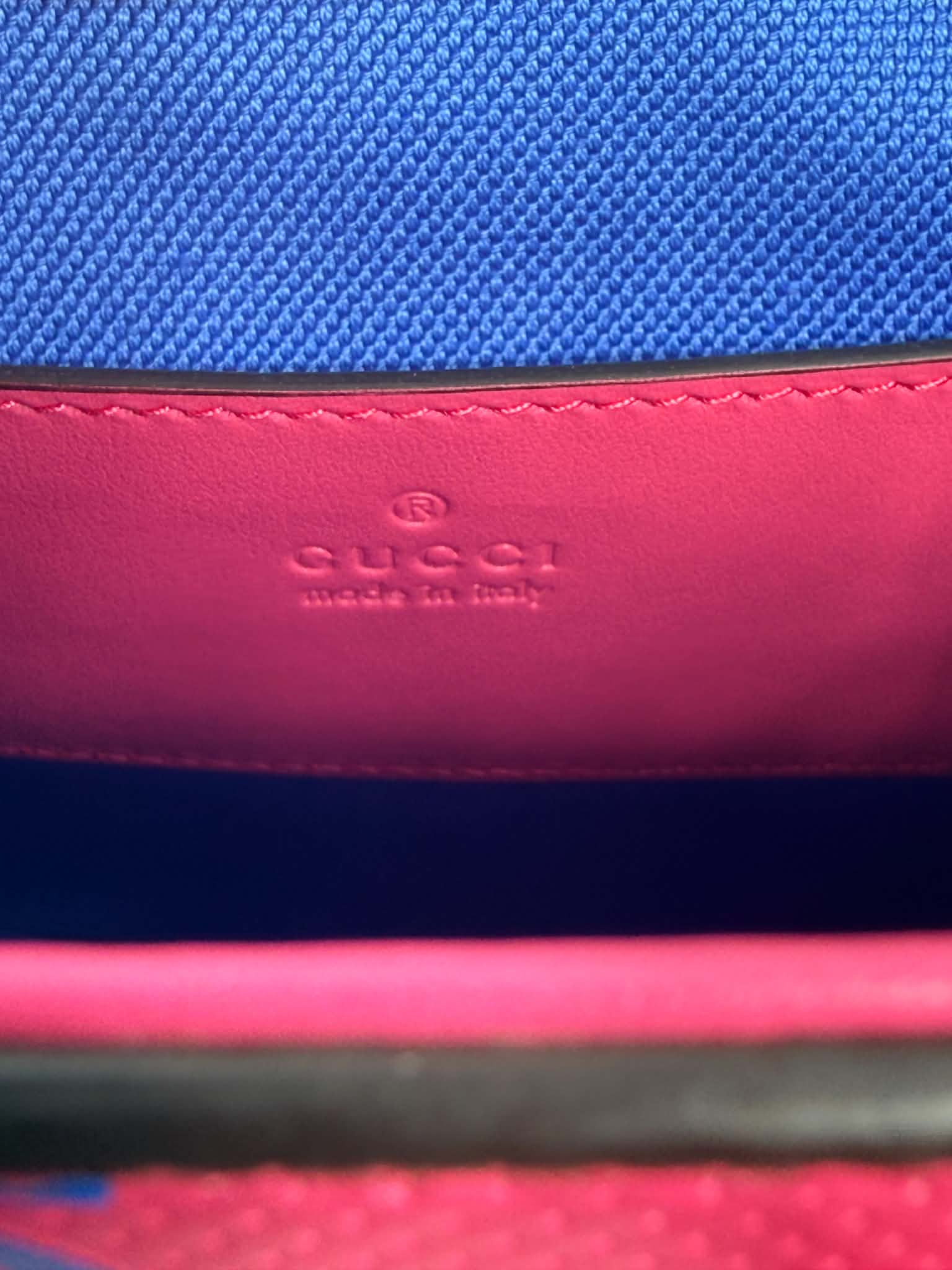 Gucci CC Tennis Pink/Blue Leather