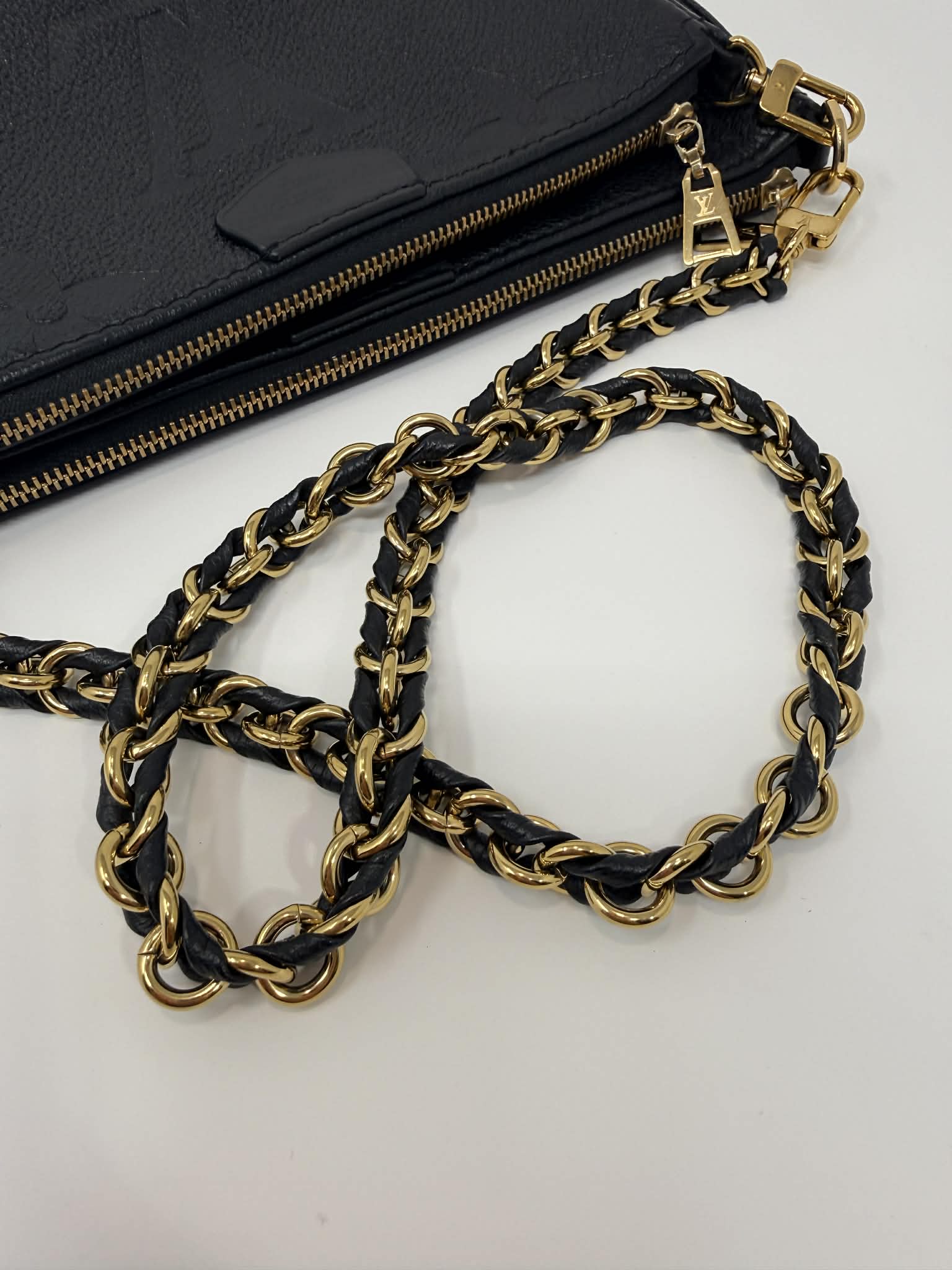 Louis Vuitton Black Empreinte Multi Pochette Accessories