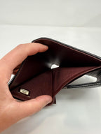 Chanel Caviar Quilted Compact Flap Wallet Black