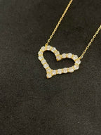 Heart Gold & Diamond Pendant with Chain