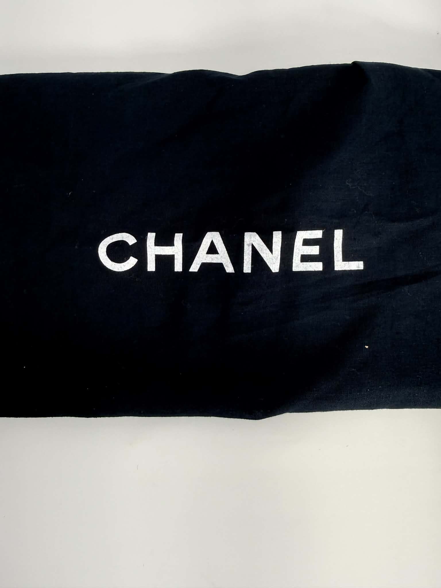 Chanel Aged Calfskin Quilted Be CC Tote Black