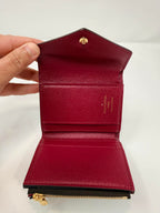 Louis Vuitton Monogram & Burgandy Zoe Wallet