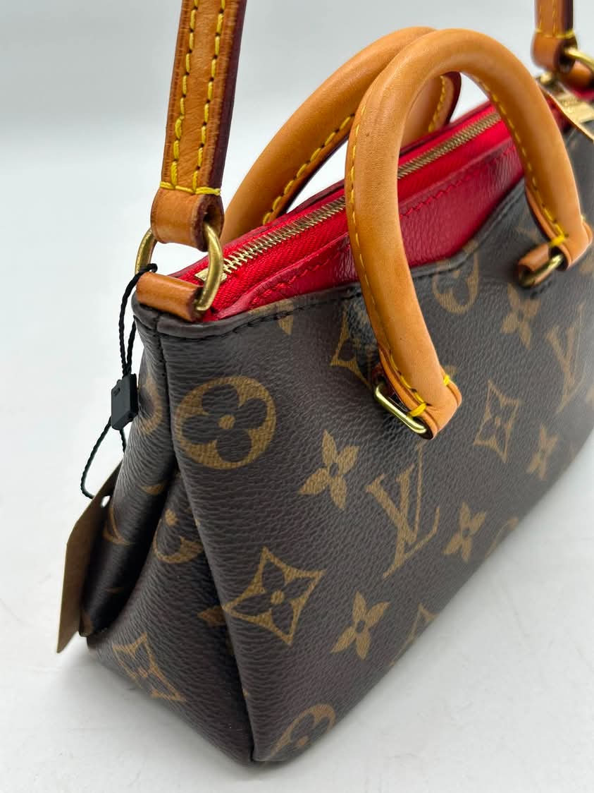 Louis Vuitton Monogram Nano Pallas Cherry