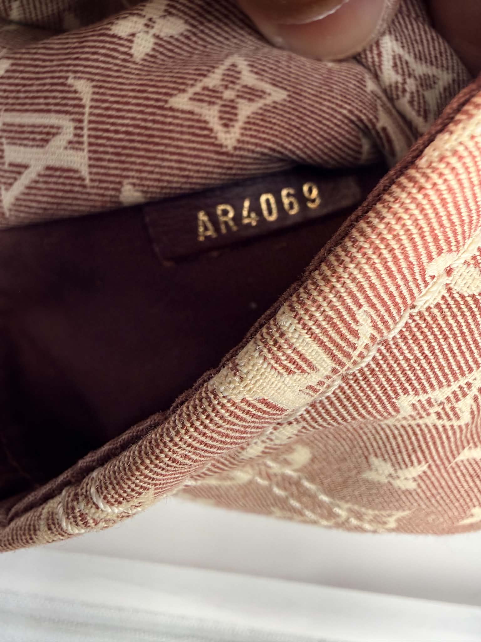 Louis Vuitton Sepia Monogram Mini Lin Idylle Romance Bag