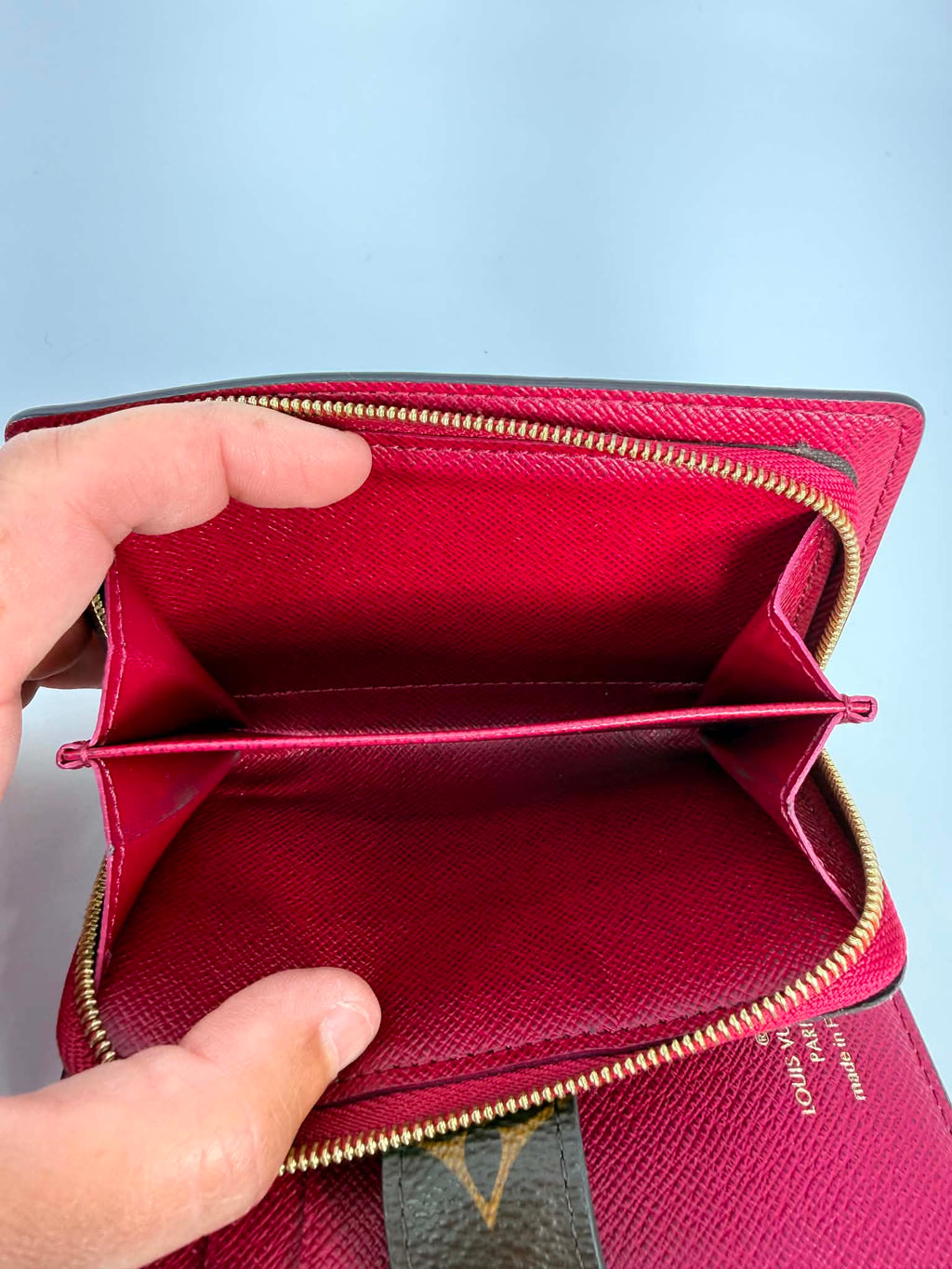 Louis Vuitton Monogram Juliette Wallet Fuchsia