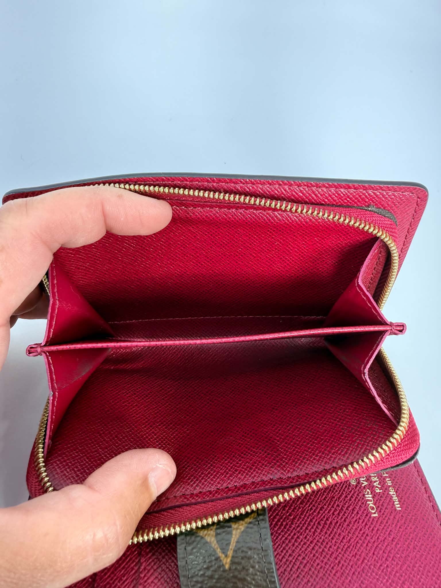 Louis Vuitton Monogram Juliette Wallet Fuchsia