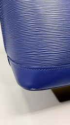 Louis Vuitton Alma PM Blue Epi