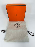 Hermes Reversible Belt Black/Brown Gold Size 80 Tan