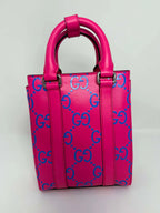 Gucci CC Tennis Pink/Blue Leather