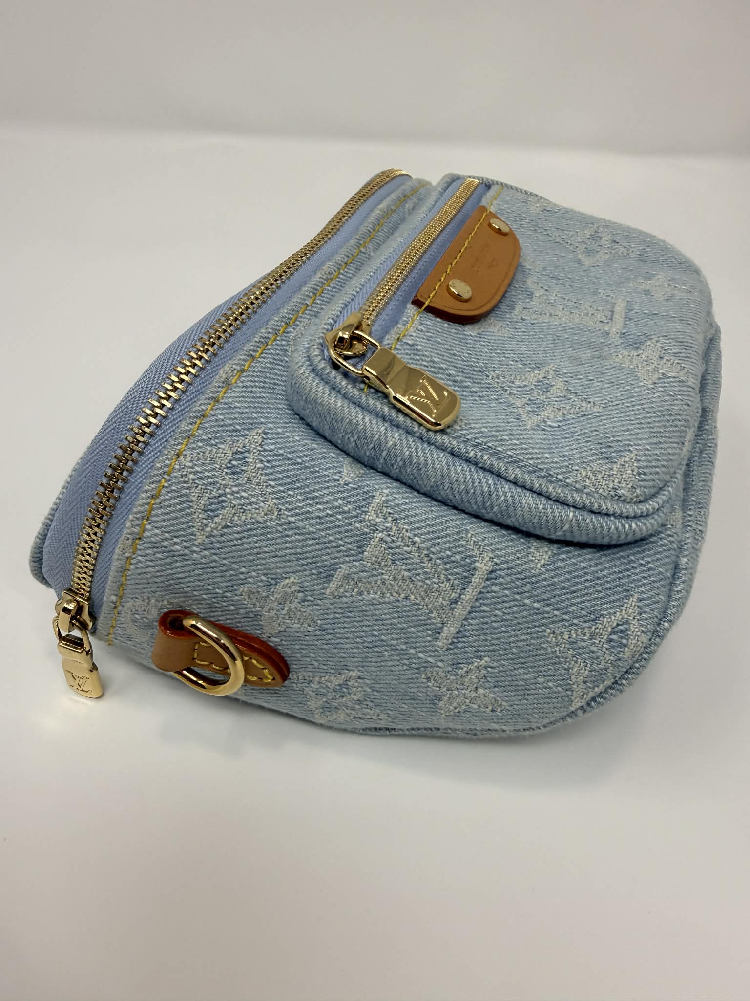 Louis Vuitton Mini Blue Denim Bumbag