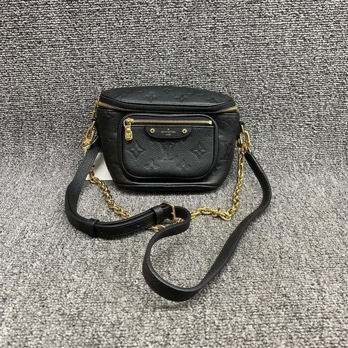 Louis Vuitton Monogram Empreinte Mini Bumbag Black