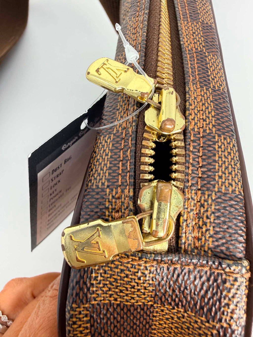 Louis Vuitton Damier Ebene Pochette Gange