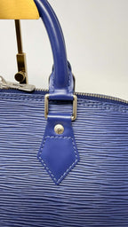 Louis Vuitton Alma PM Blue Epi