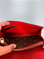 Louis Vuitton Monogram Sarah Retiro Wallet Cherry