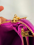 Louis Vuitton Lambskin Embossed Monogram Coussin BB Orchid
