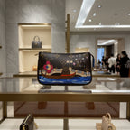 Louis Vuitton Monogram 2019 Christmas Animation Mini Venice Pochette Accessories Blue