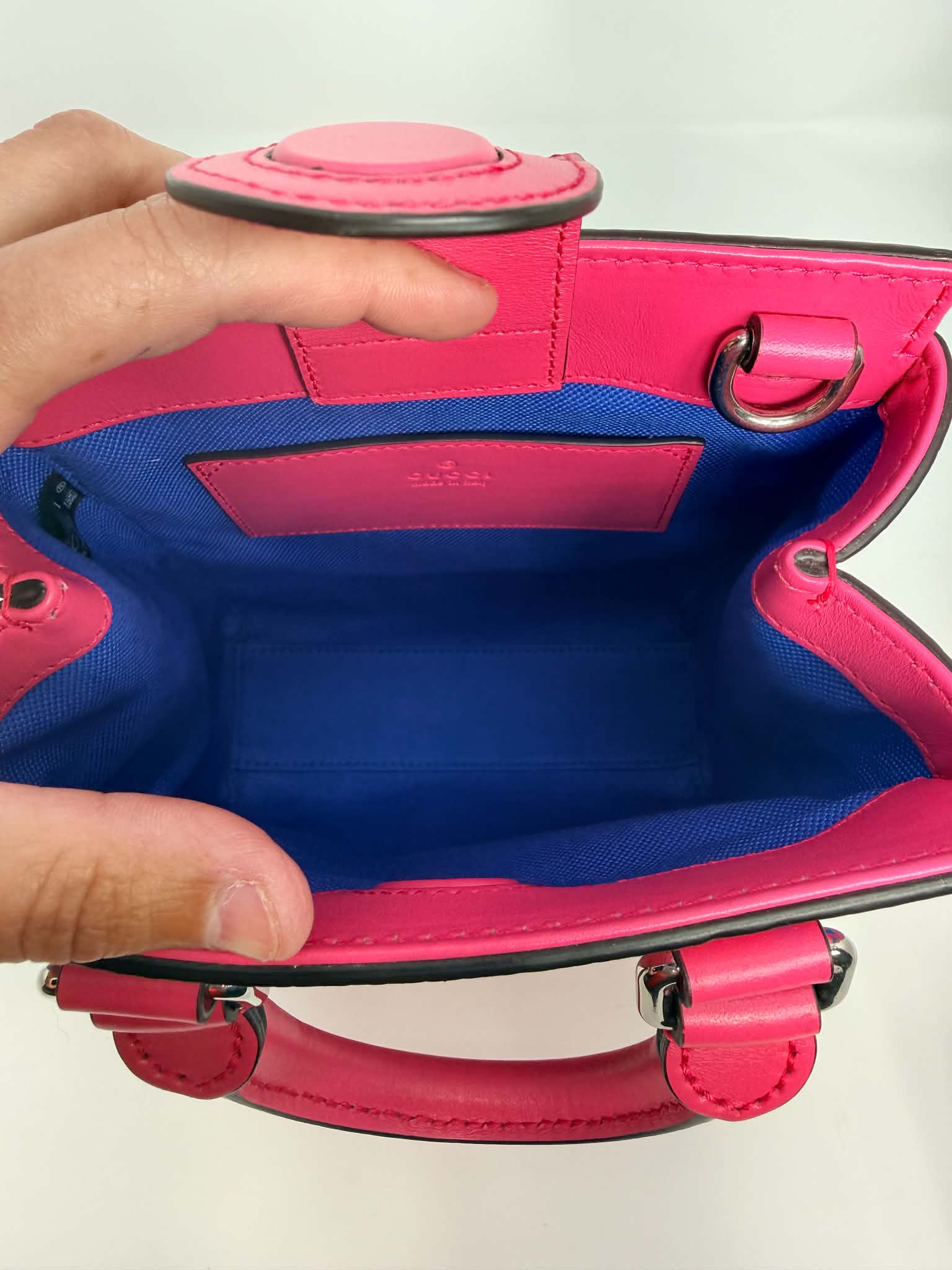 Gucci CC Tennis Pink/Blue Leather