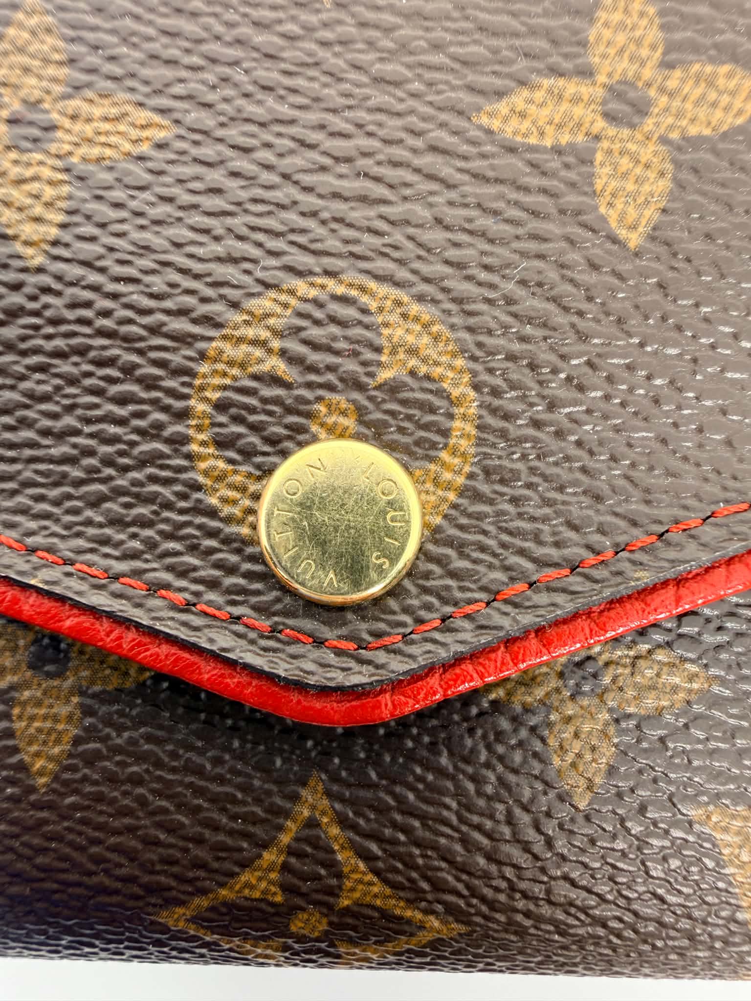 Louis Vuitton Monogram Sarah Retiro Wallet Cherry