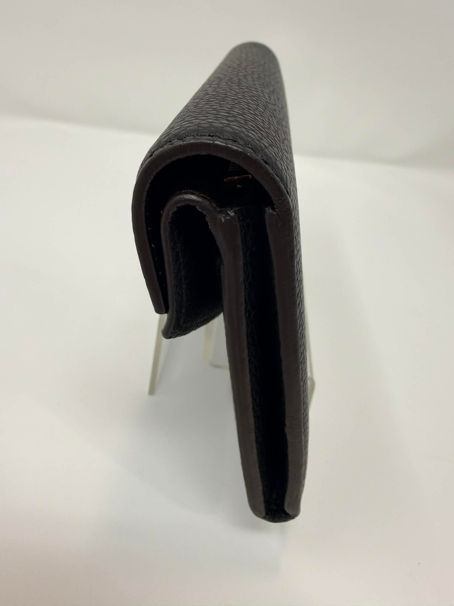 Louis Vuitton Monogram/Black Portefeuille Double V Long Bifold Wallet