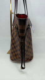 Louis Vuitton Neverful MM Damier Ebene Set with Pouch