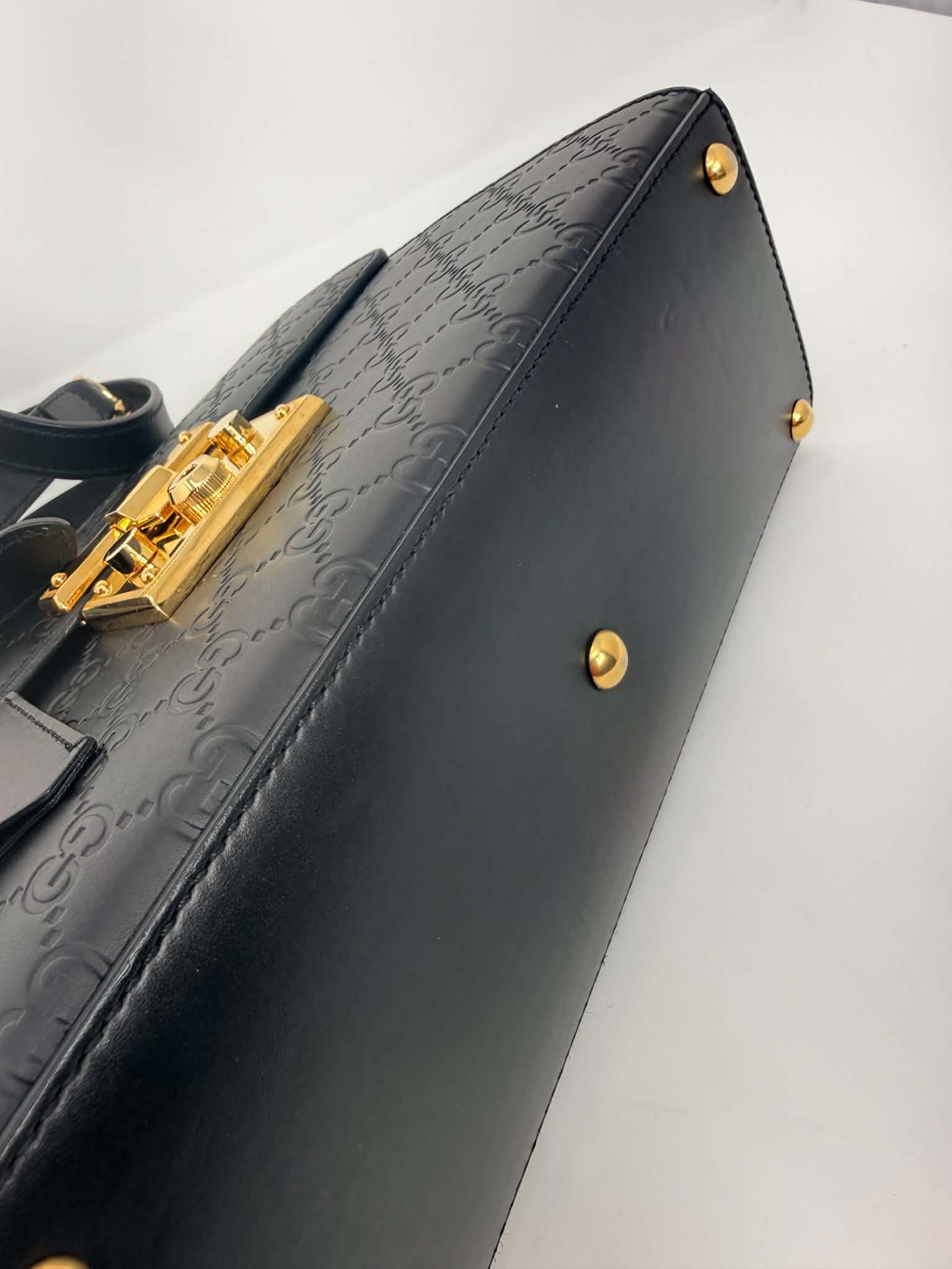 Gucci Padlock Top Handle Embossed