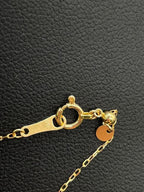 Butterfly Diamond and 18K Yellow Gold Necklace