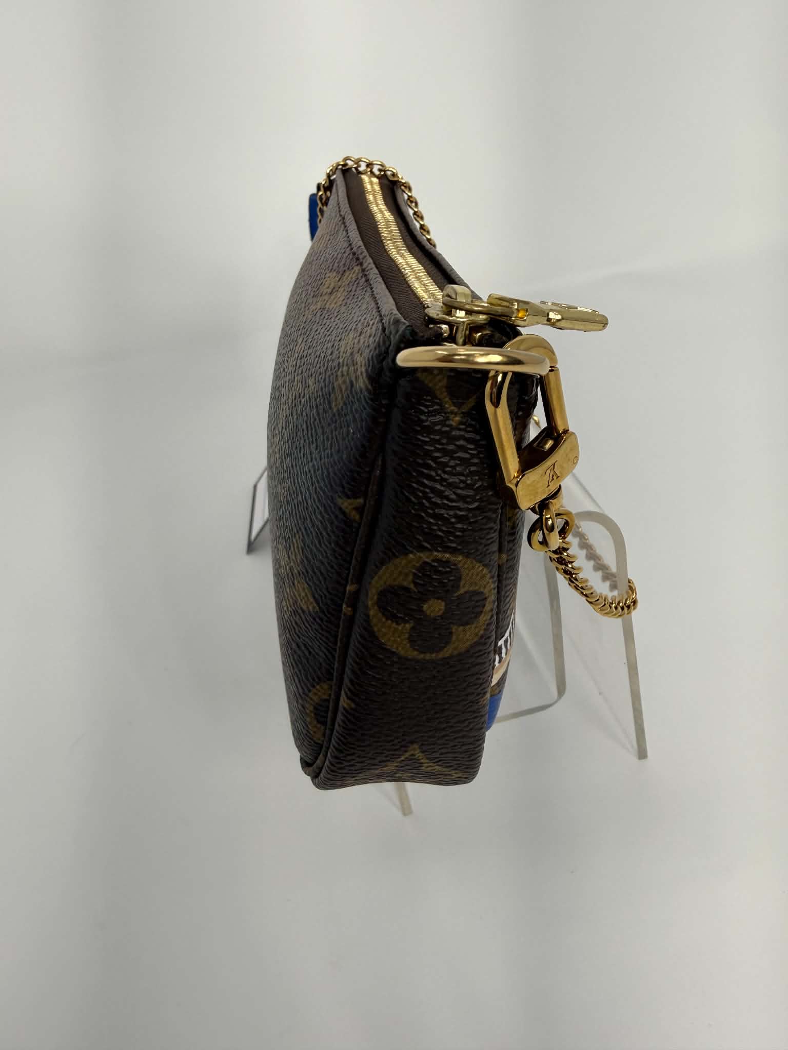 Louis Vuitton Monogram 2019 Christmas Animation Mini Venice Pochette Accessories Blue