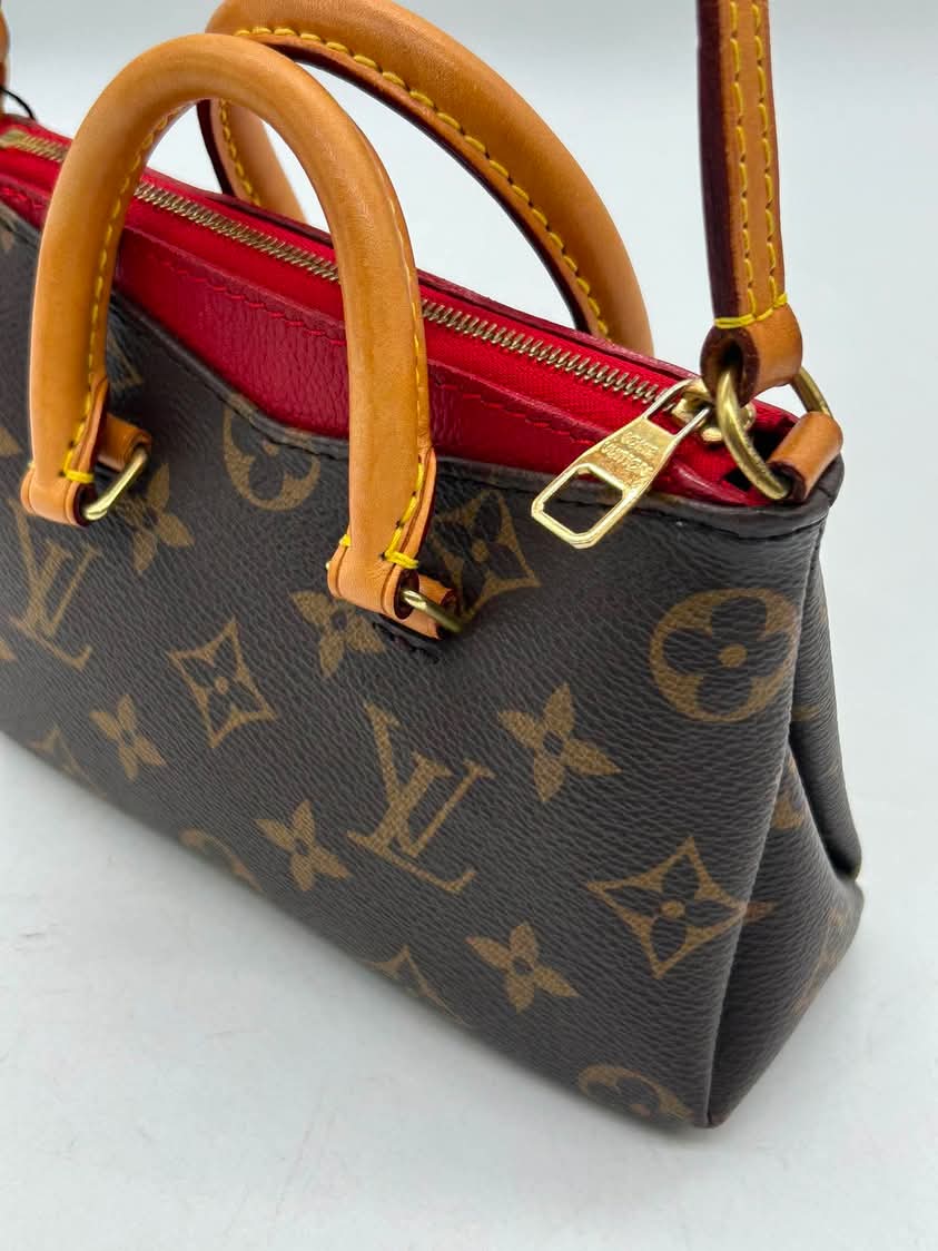 Louis Vuitton Monogram Nano Pallas Cherry