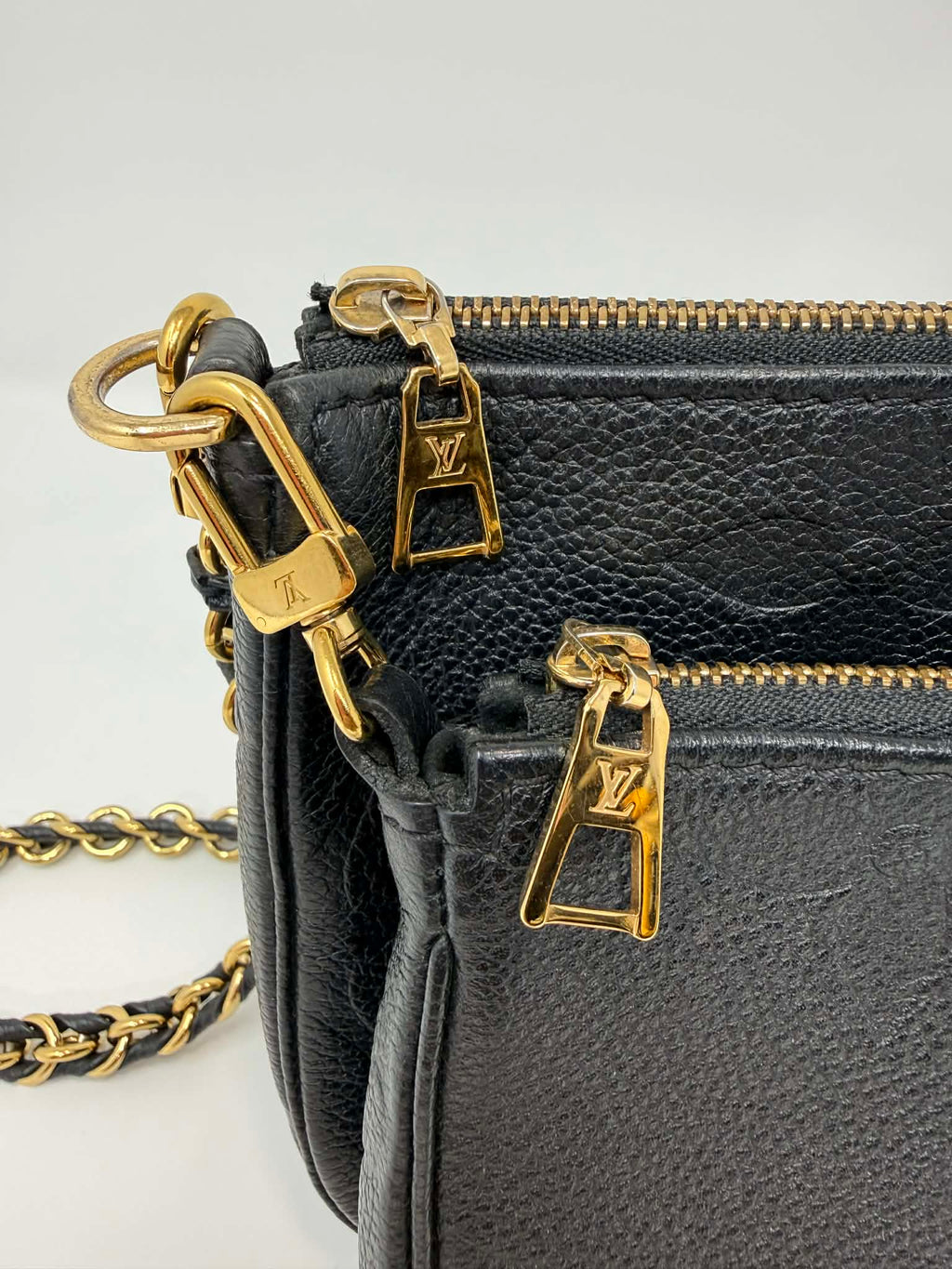 Louis Vuitton Black Empreinte Multi Pochette Accessories