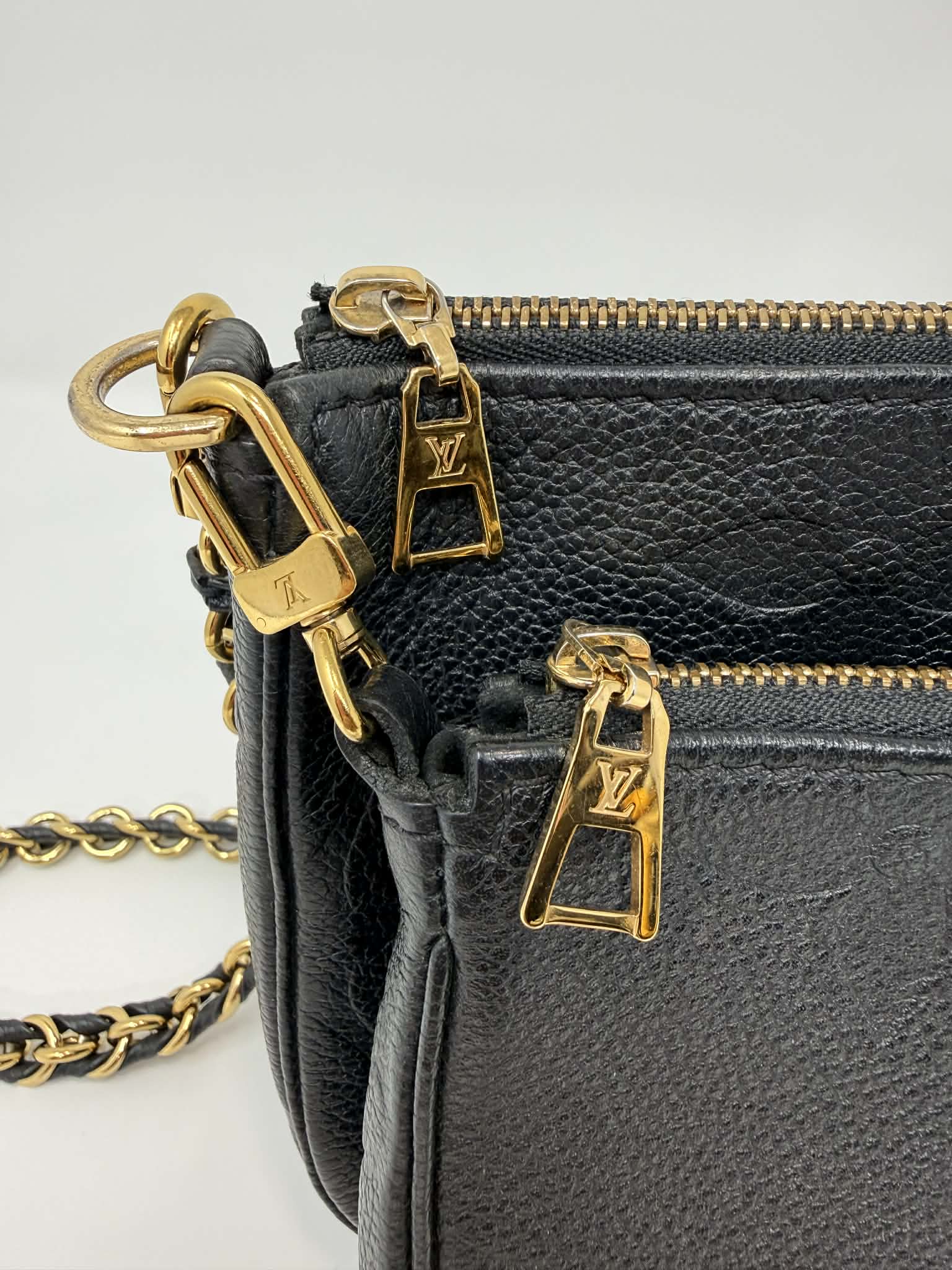 Louis Vuitton Black Empreinte Multi Pochette Accessories