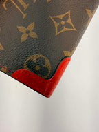 Louis Vuitton Monogram Sarah Retiro Wallet Cherry
