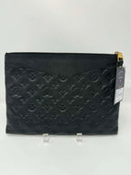 Louis Vuitton Daily Pouch Black Empreinte Leather