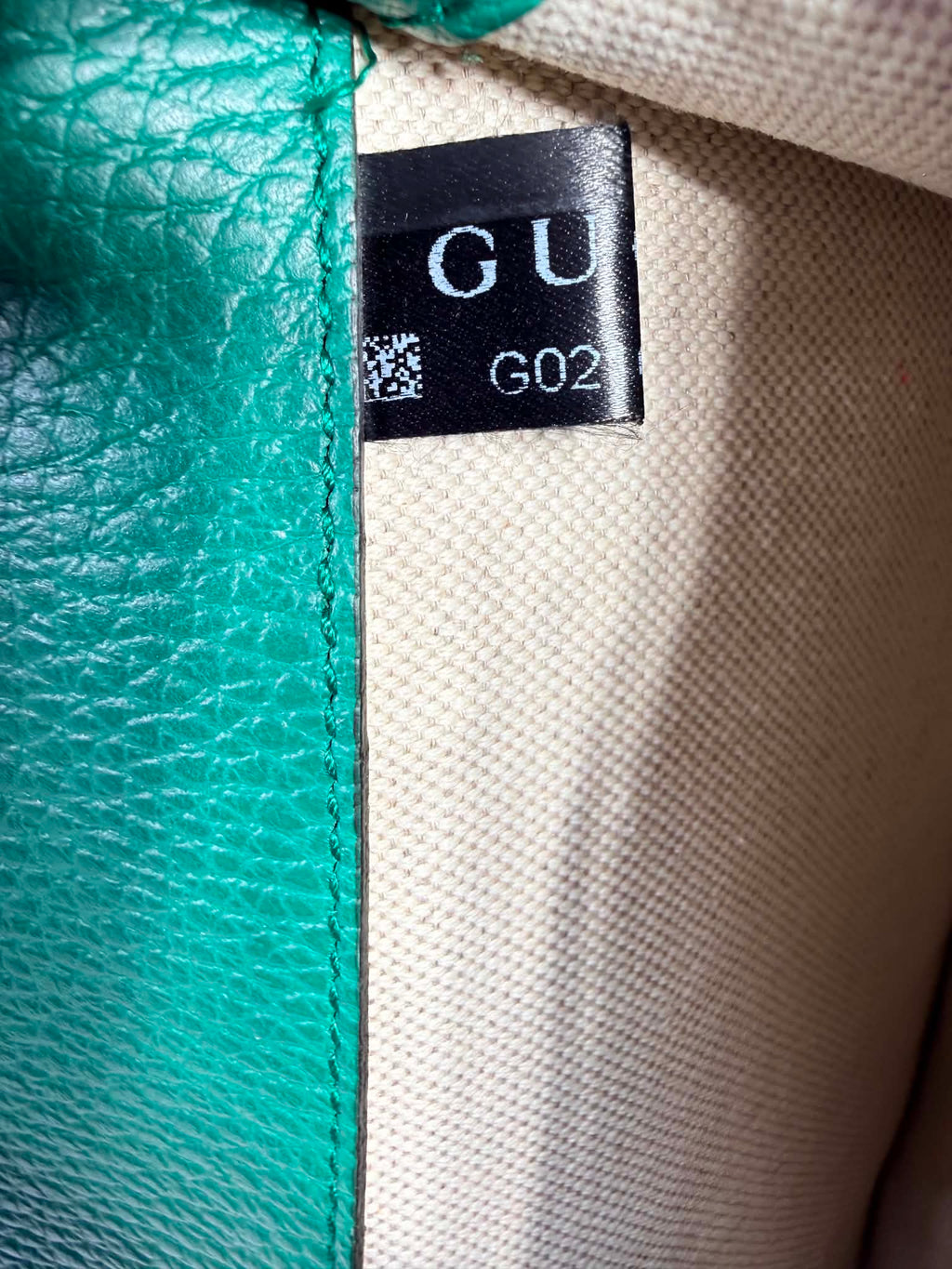 Gucci Dollar Calfskin Crystal Small Dionysus Shoulder Bag Emerald