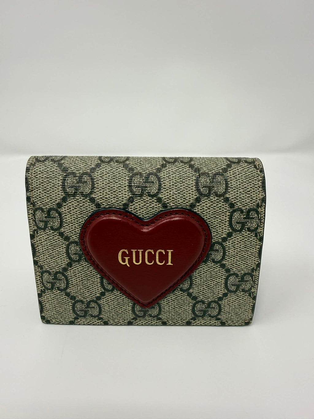 Gucci Heart Card Holder Mini Wallet