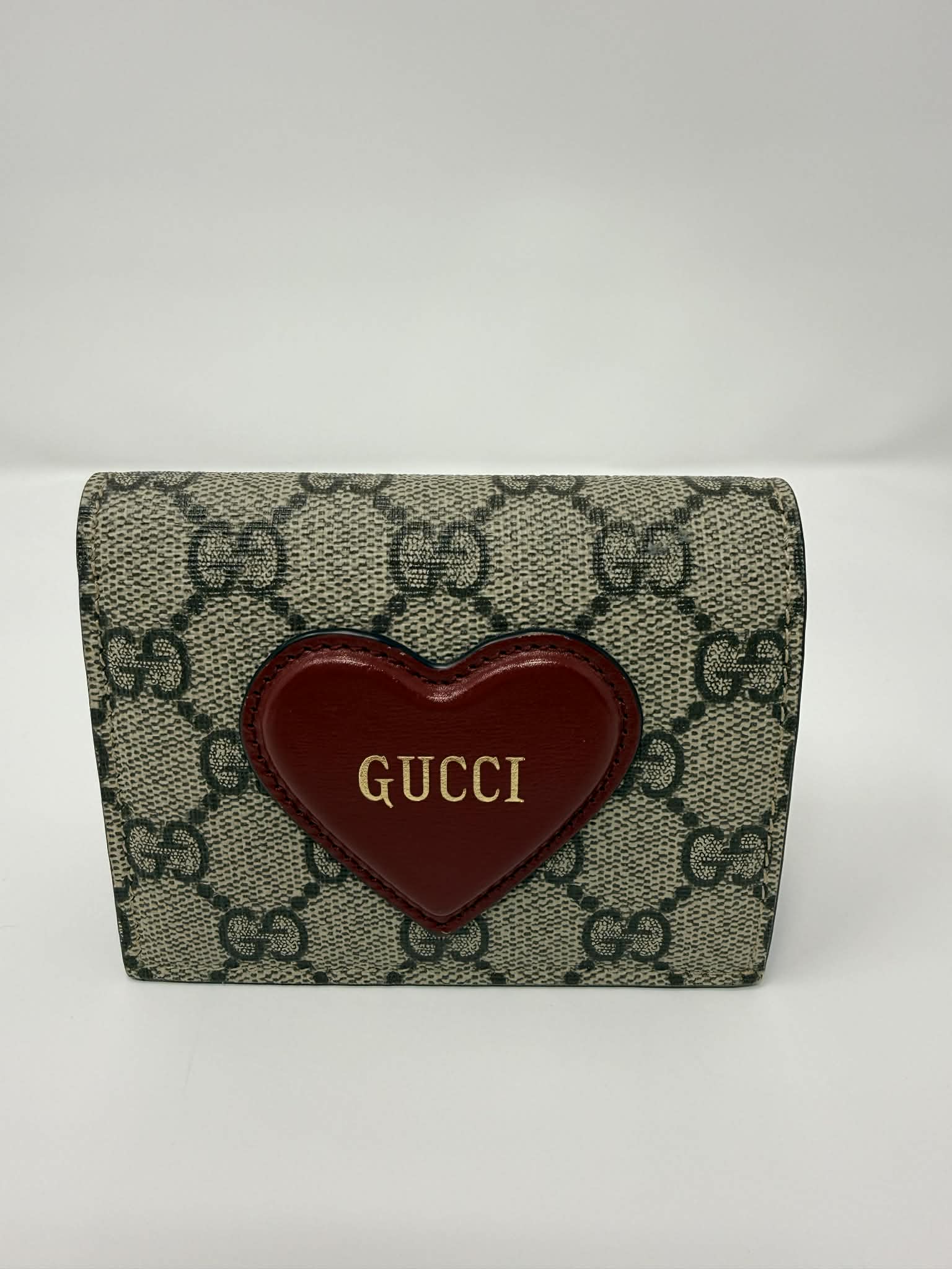 Gucci Heart Card Holder Mini Wallet