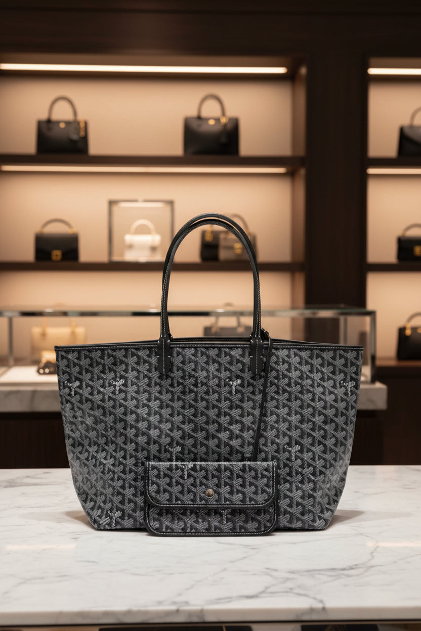 Goyard Goyardine Saint Louis PM Grey