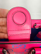 Gucci CC Tennis Pink/Blue Leather